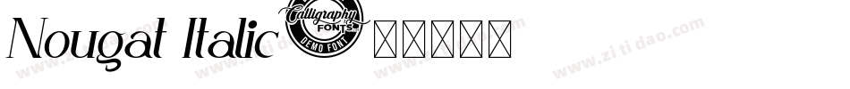 Nougat Italic字体转换